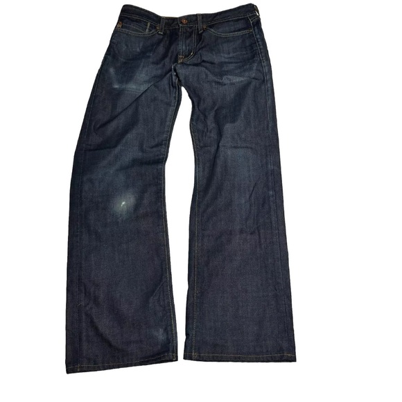 AG Adriano Goldschmeid The Protege Straight Leg Low Rise Dark Wash Jeans 30x28 - Picture 1 of 10